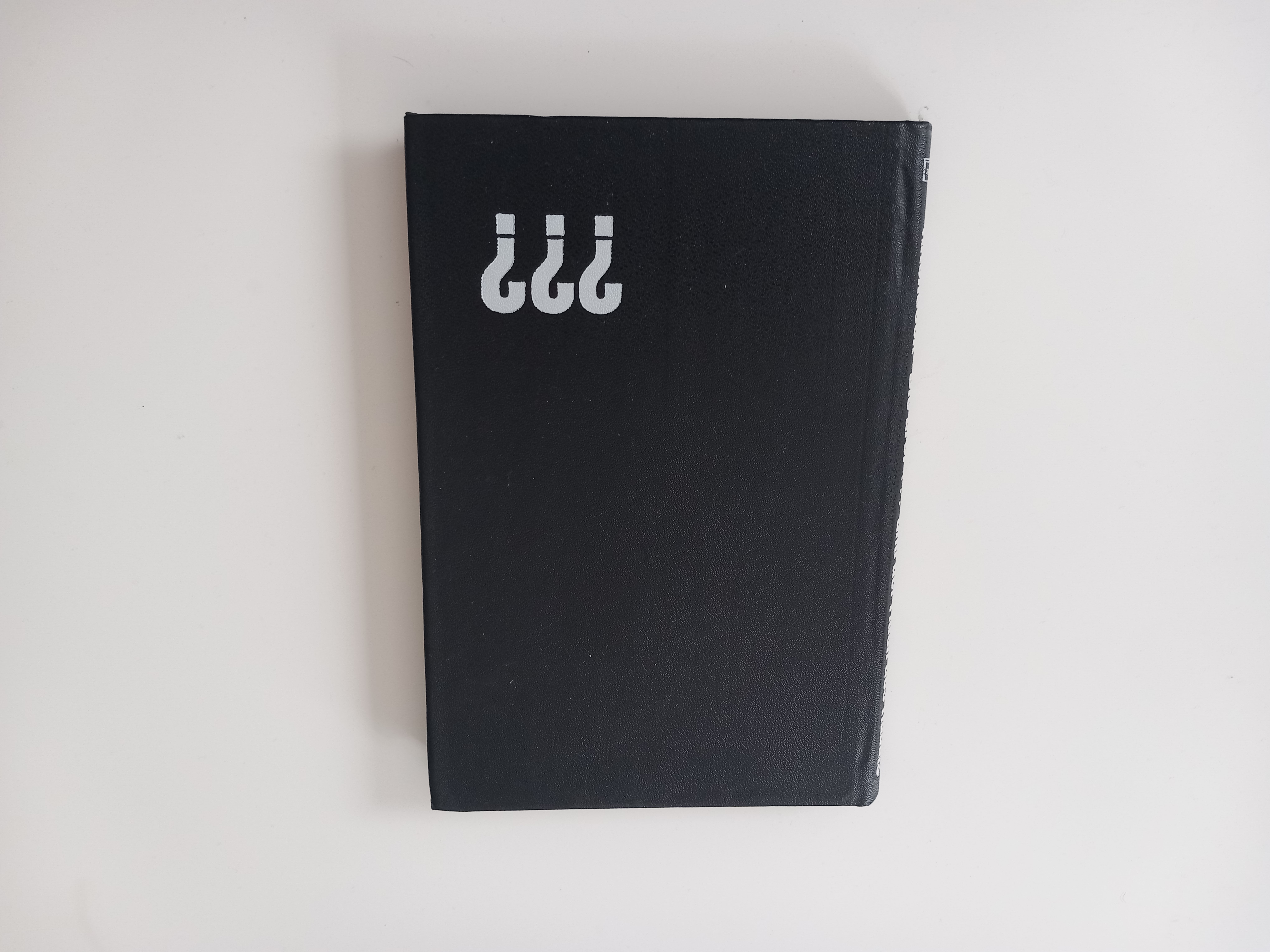 Die Drei Fragenzeichen Schwarzes Buch